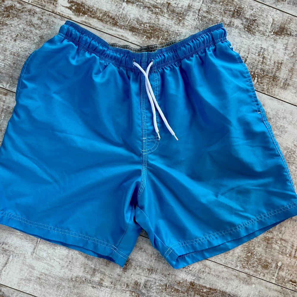 FINAL! Croft & Barrow Mens Blue Shorts/Swim Trunks